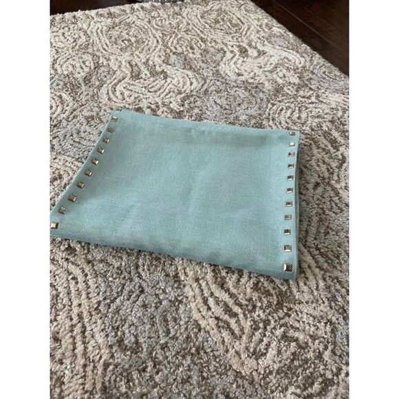 Turquoise Table Runner with Studding - Picture 2 of 4